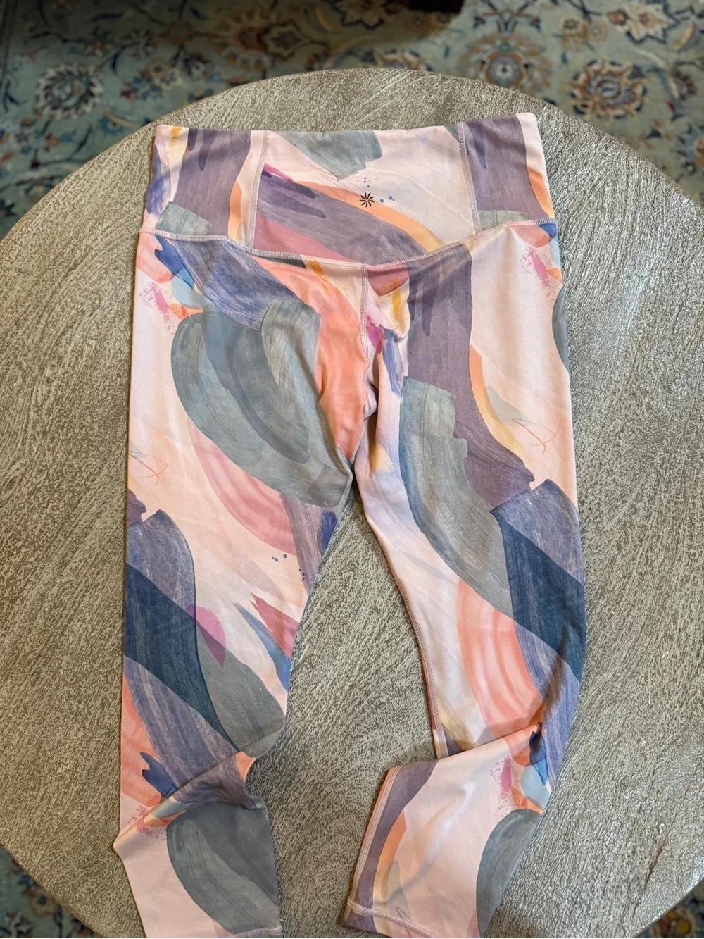 Mika Yoga Wear Kids Deep Teal Stretch Leggings